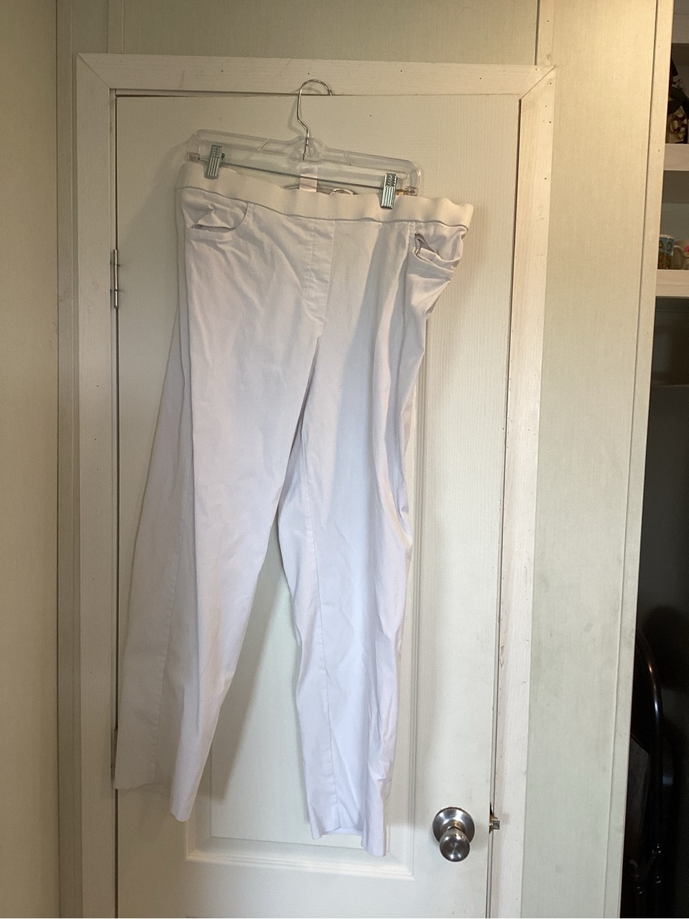 Alfred Dunner White Straight Leg Jeans 16W EUC